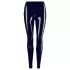 LATEX - legging - rits - latex - zwart - M