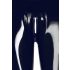 LATEX - ritsleggings (zwart) - XL