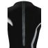 LATEX - damesbody met lange mouwen (zwart)
