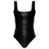 LATEX - latex body met volledige ritssluiting (zwart)