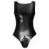 LATEX - latex body met volledige ritssluiting (zwart)