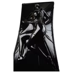 Late X - latex vacuümbed (zwart)