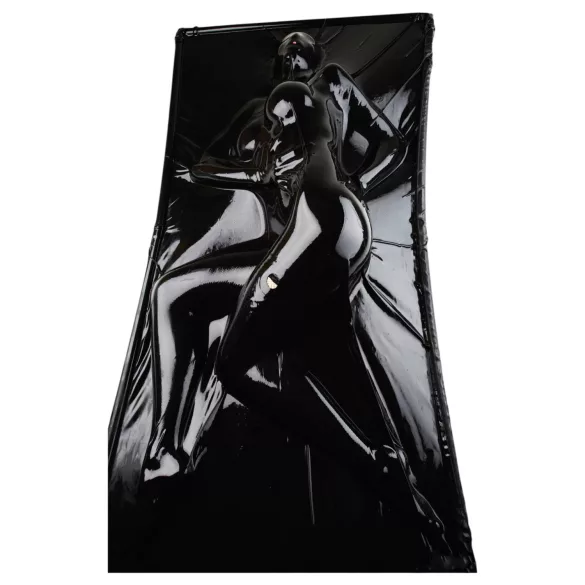 Late X - latex vacuümbed (zwart)