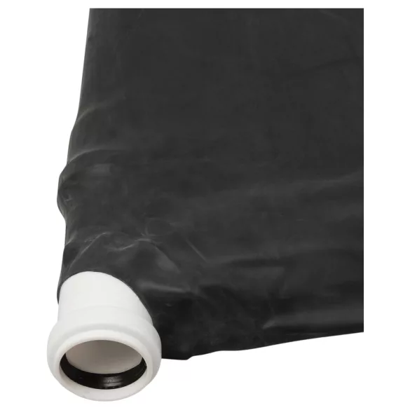 Late X - latex vacuümbed (zwart)