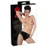 Late X damesstring met interne dildo (zwart)