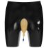 LATEX - Latex onderbroek met afvoeropening (zwart)