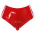 LATEX - levensechte rode dildo-slip