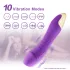 Mrow Real Lover - vibrator - oplaadbaar, waterdicht, realistisch - paars