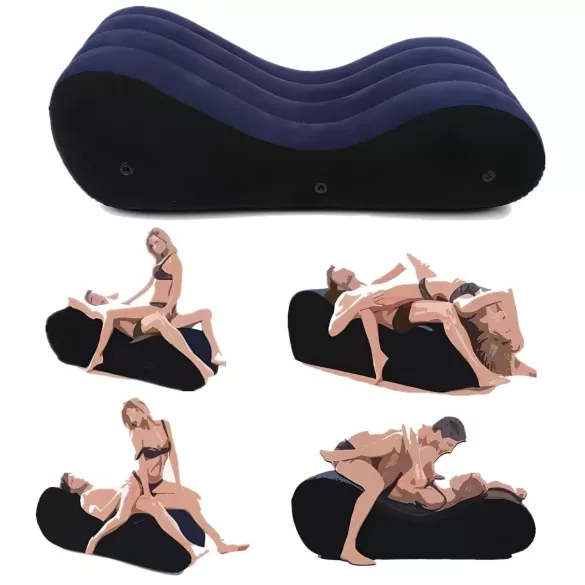 Desirel Magic Pillow - Opblaasbare sekssofa - groot (blauw)