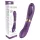 Funny Me Dual - vibrator met tongfunctie en dubbele motor - oplaadbaar - paars