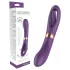 Funny Me Dual - vibrator met tongfunctie en dubbele motor - oplaadbaar - paars