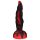 OgazR Hell Dong - geribbelde dildo - 20 cm (rood)