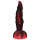 OgazR - Dildo - Geribbeld - 20 cm - Rood