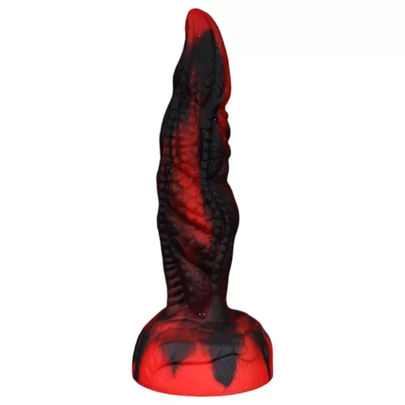 OgazR - Dildo - Geribbeld - 20 cm - Rood