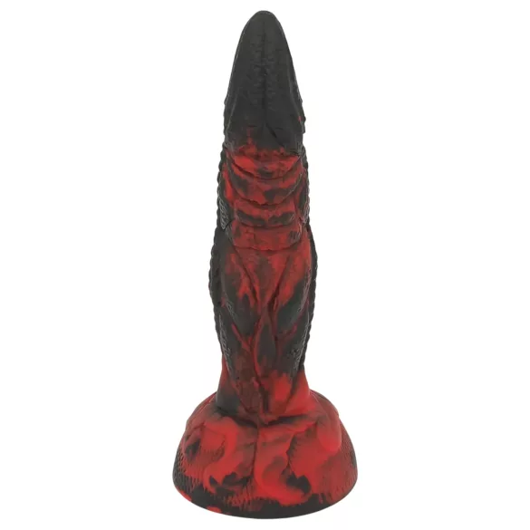 OgazR - Dildo - Geribbeld - 20 cm - Rood