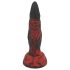 OgazR Hell Dong - geribbelde dildo - 20 cm (rood)