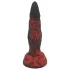 OgazR - Dildo - Geribbeld - 20 cm - Rood