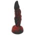 OgazR Hell Dong - geribbelde dildo - 20 cm (rood)