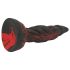OgazR Hell Dong - geribbelde dildo - 20 cm (rood)