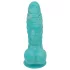 OgazR Sea Serpent - dildo met ribbels - 17 cm - blauw/wit