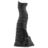 AnimHole Djumbo - olifantenslurf dildo - 18cm (zwart)