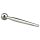 FukR - metalen bol dilator - 8cm (zilver)