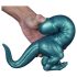 Dino Dildo - 26 cm siliconen avontuur (turkoois)
