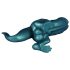 Dino Dildo - 26 cm siliconen avontuur (turkoois)