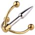 Urethralplay - verankerde metalen dilator - 4,5 cm (zilver)