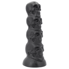 Topped Monster - schedel-dildo - 22 cm (zwart)
