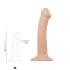 Strap-on-me M - Dubbele Laag Realistische Dildo - Medium (Naturel)