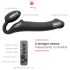 Strap-on-me M - Draagbare vibrator - medium (zwart)