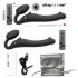 Strap-on-me M - Draagbare vibrator - medium (zwart)