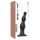Strap-on-me Beads M - kralen dildo met zuignap (zwart)