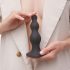 Strap-on-me Beads M - kralen dildo met zuignap (zwart)