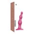 Strap-on-me Kralen S - kralendildo met zuignap (roze)