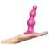 Strap-on-me Kralen M - parels, zuignap dildo (roze)