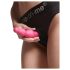 Strap-on-me Kralen M - parels, zuignap dildo (roze)