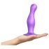 Strap-on-me Curvy L - golvend, met zuignap dildo (paars)