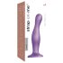 Strap-on-me Curvy L - golvend, met zuignap dildo (paars)