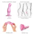 Strap-on-me Curvy S - golvende dildo met zuignap (roze)