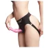 Strap-on-me Curvy S - golvende dildo met zuignap (roze)