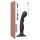 Strap-on-me P&G S - gebogen dildo met zuignap (zwart)