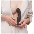 Strap-on-me - dildo met zuignap - gebogen - zwart - klein