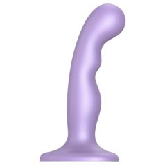 Strap-on-me P&G S - gebogen, zuignap dildo (paars)