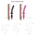 Strap-on-me Switch Semi-Realistic S - 2-in-1 siliconen dildo (zwart)