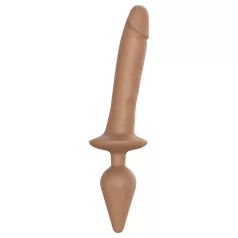   Strap-on-me Switch Realistic L - 2-in-1 siliconen dildo (huidkleur)