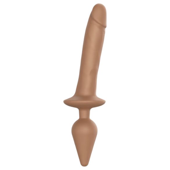Strap-on-me Swith Realistic L - 2in1 siliconen dildo (natuurlijk)
