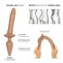 Strap-on-me Swith Realistic L - 2in1 siliconen dildo (natuurlijk)