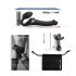 Strap-on-me M – Zwarte luchtdruk strap-on vibrator